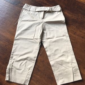 Loft Petites tan capris